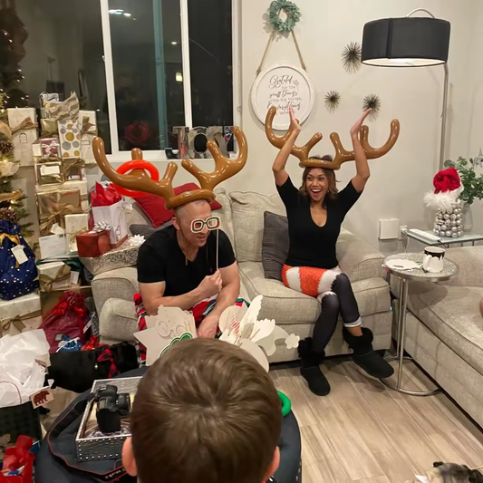 Reindeer Antler Hat Ring Toss Game